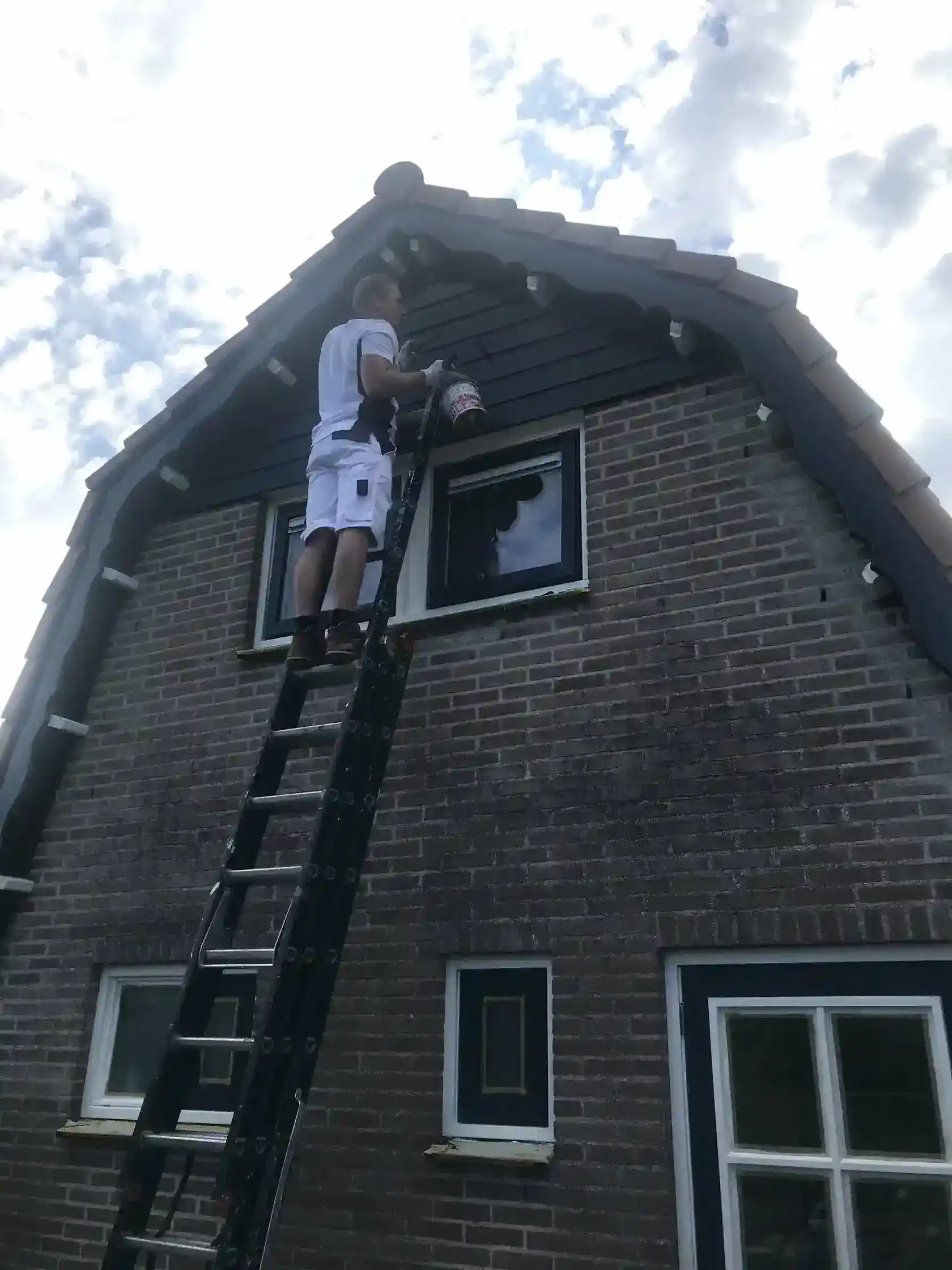 ral kleuren verf schilderen zonder strepen buitenhuis schildertips buitenmuren schilderen Flevoland